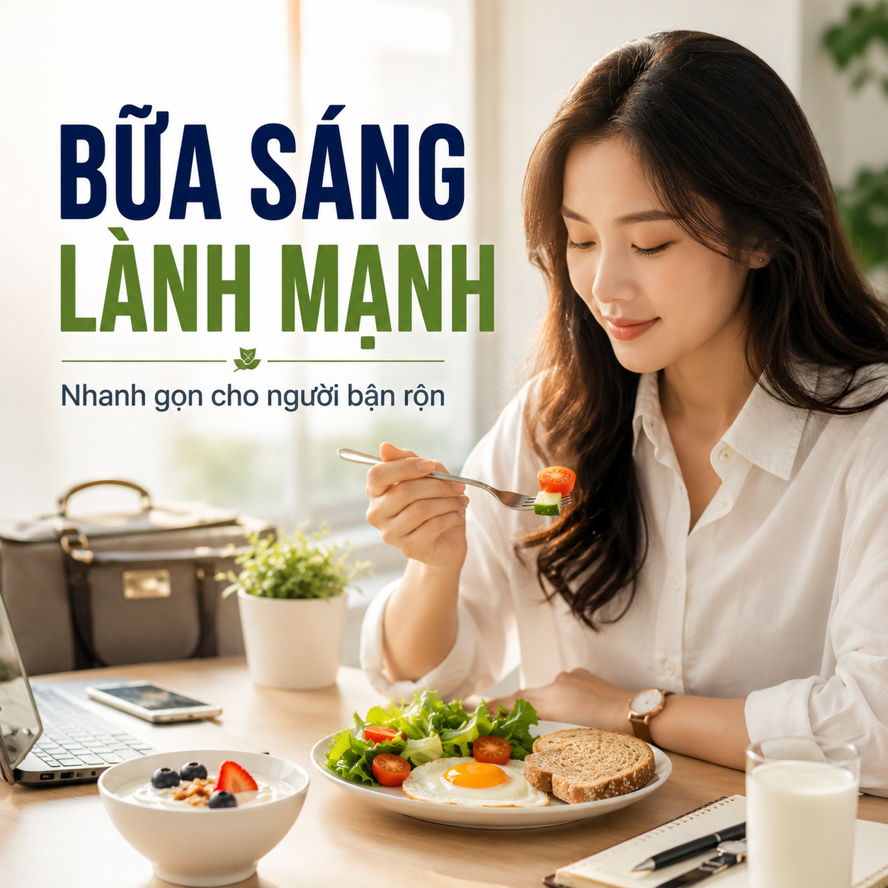 Cách xây dựng thói quen ăn sáng lành mạnh cho người bận rộn