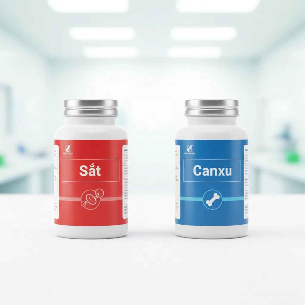 Tương tác giữa Canxi và Sắt: Tại sao không nên uống chung cùng một lúc?